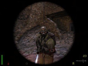 When using the sniper rifle you can shoot right away or wait until your aim steadies.