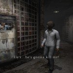 A prisoner begs for help.