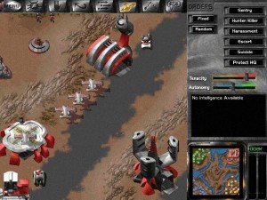 An alpha shot of the game, when it looked like a Red Alert clone.