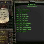 You can rest to heal, but take note - time is a limited resource in Fallout.