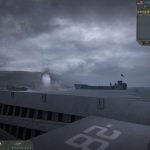 Powering into Omaha Beach.